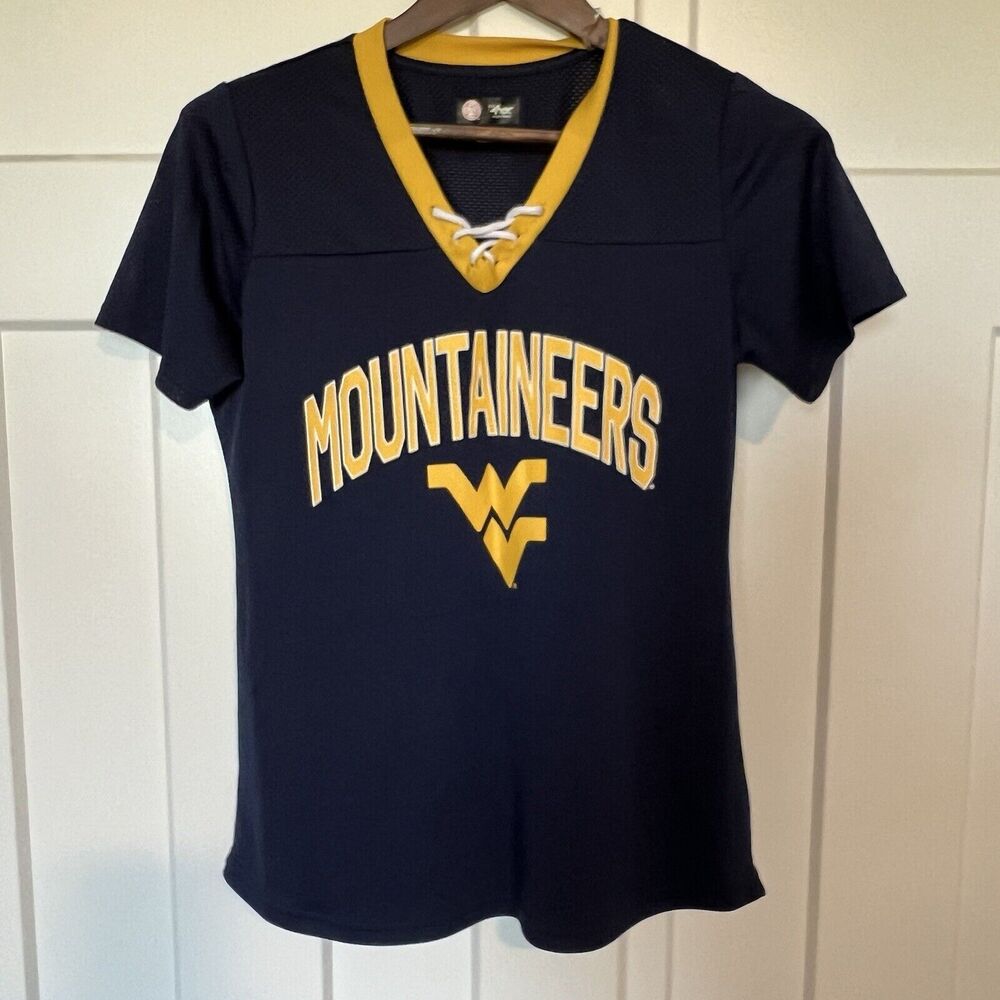 Women's West Virginia Mountaineers Shirt G3 4Her by Carl Banks Size Small